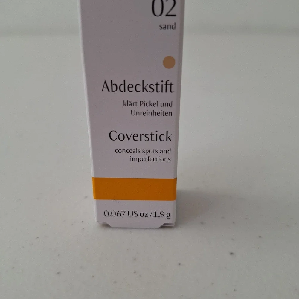 Dr. Hauschka Coverstick #02 (Sand) 1.9/0.6oz RARE Hard To Find NOS, GERMANY, 2